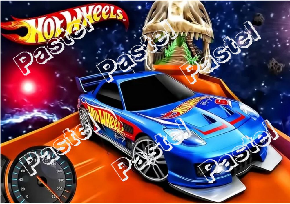 Фото декор за торта - Хот уилс