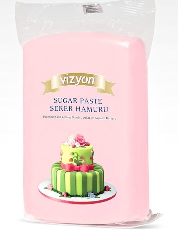 Фондан Vizyon бебешко розово 1 кг.