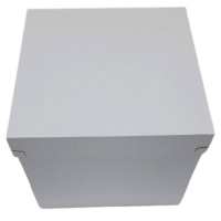 Art.No.6252- Кутия за торта с отделен капак - бяла 40/40/30 от 