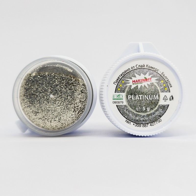 Глитер 5 гр. платина PLATINIUM