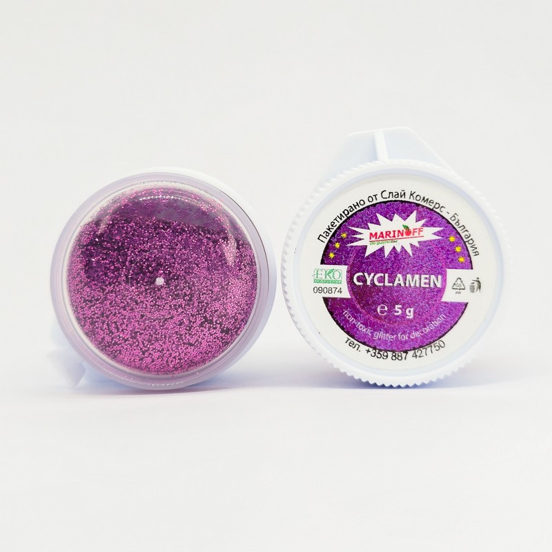 Глитер 5 гр. цикламен CYCLAMEN