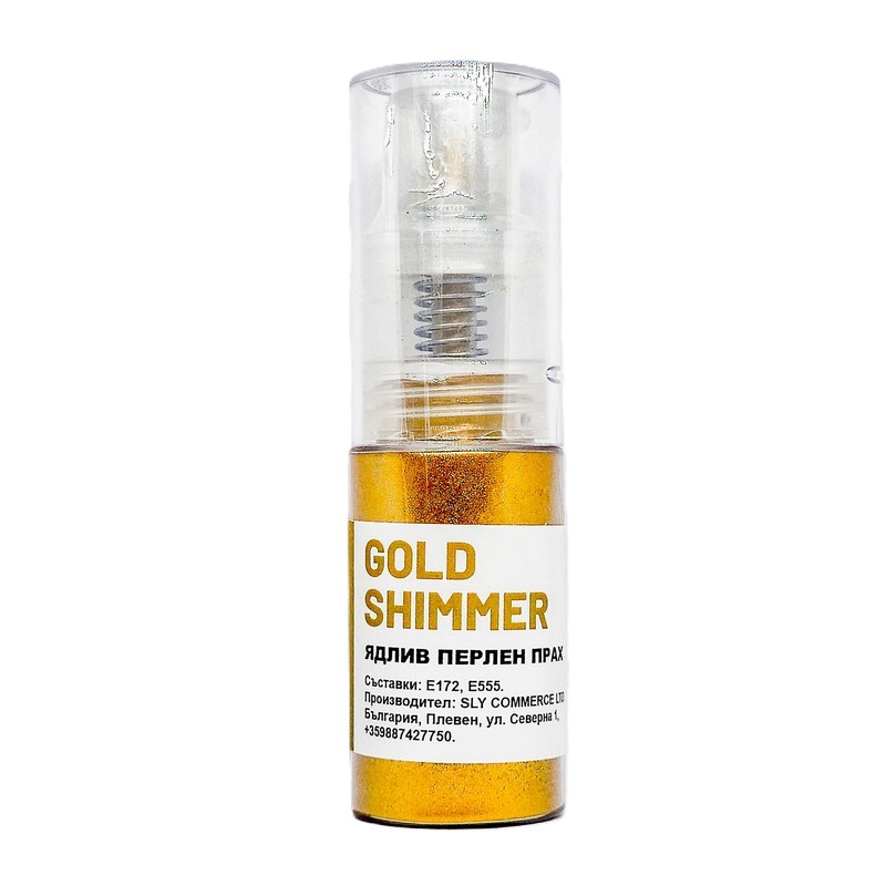 Ядлив перлен прах Gold shimmer - 10 гр.