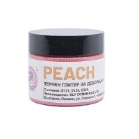 Art.No.090831- Перлен глитер за декорация Peach - 20 гр. от 