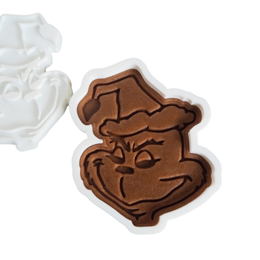 Резец за сладки Гринч - 8 см.