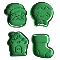 Art.No.45797- Резец Коледа - 4 бр. - 8 см. от 